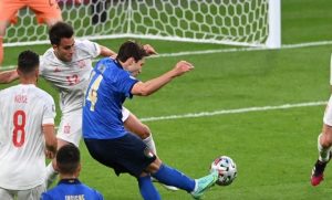ايطاليا ضد اسبانيا، اهداف ايطاليا واسبانيا، منتخب ايطاليا، منتخب اسبانيا، يورو2021، الفاموراتا، كييزا