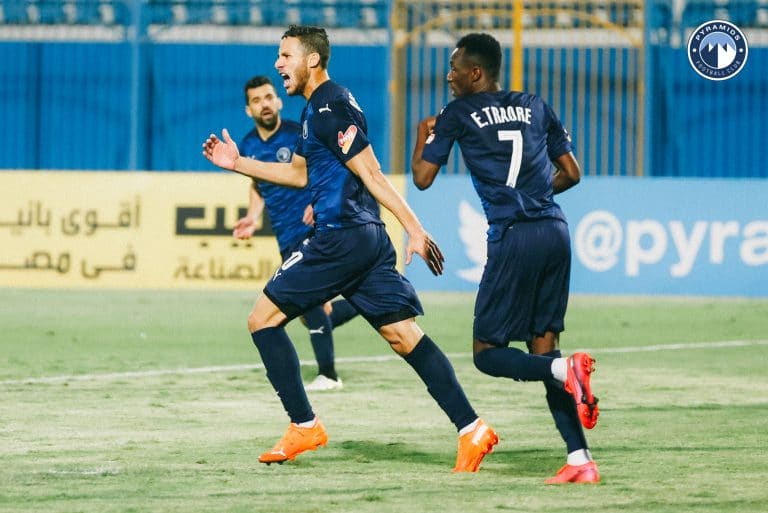 بيراميدز، الانتاج الحربي، بيراميدز، الاهلي، الزمالك، الدوري المصري، رمضان صبحي، عبدالله السعيد