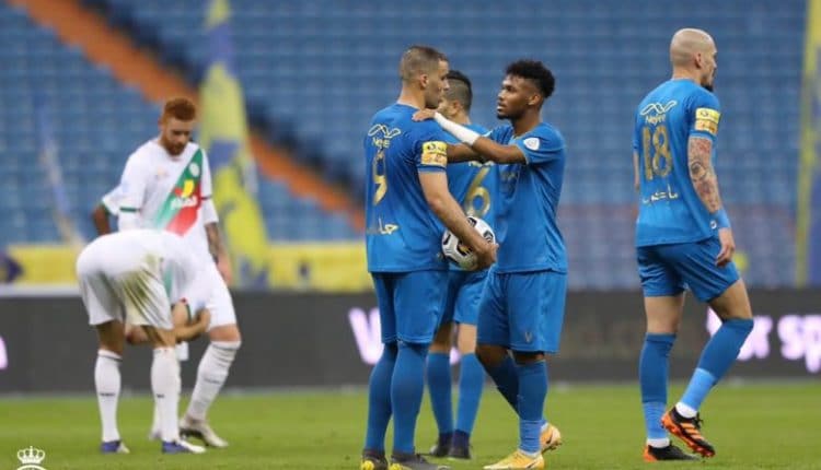 النصر، النصر والفيصلي، الدوري السعودي، تاليسكا، تفاريس، دوري الامير محمد بن سلمان