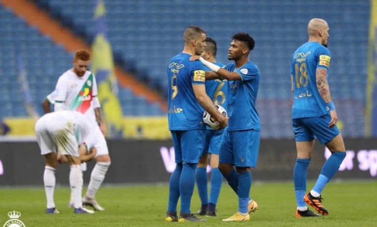 النصر، النصر والفيصلي، الدوري السعودي، تاليسكا، تفاريس، دوري الامير محمد بن سلمان