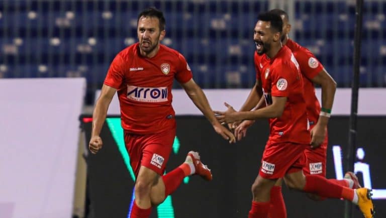 ضمك، ضمك والطائي، الدوري السعودي للمحترفين، دوري الامير محمد بن سلمان،