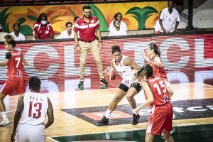 منتخب سيدات السلة يخسر أمام الكاميرون ويلعب على المراكز الترتيبية