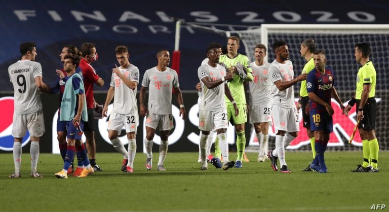 برشلونة وبايرن، برشلونة ضد بايرن، دوري ابطال اوروبا، ميسي، ليونيل ميسي