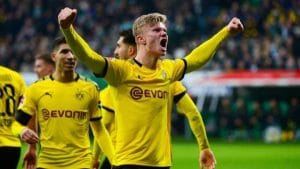 بروسيا دورتموند، هالاند، الدورى الالماني،دورتموند، اهداف هالاند، اهداف بروسيا دورتموند