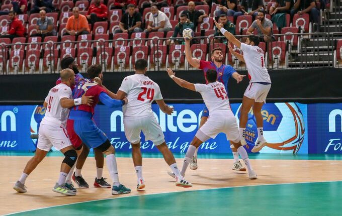 الزمالك وبرشلونة، الزمالك، برشلونة، كاس العالم لكرة اليد، احمد الاحمر، يحيي الدرع،كرة اليد، كوماندوز الزمالك