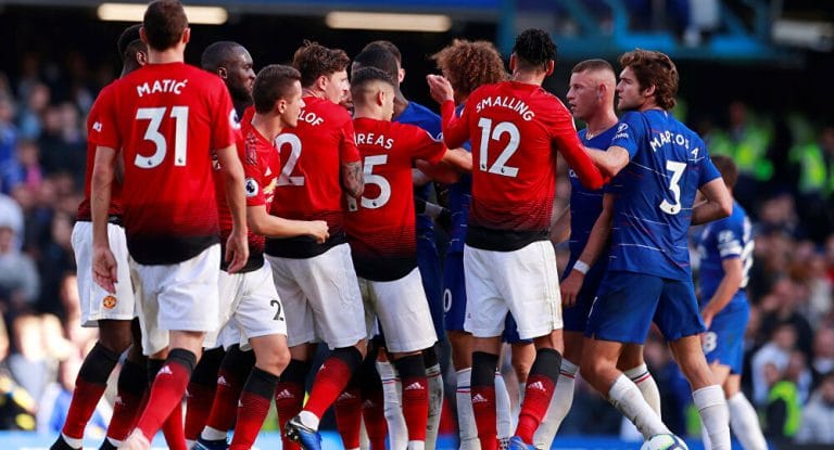 مانشستر يونايتد وتشيلسي، الدوري الانجليزين مان يونايتد، تشيلسين الدوري الانجليزي، لبفربول، توتنهام، ارسنال