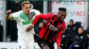 ميلان وساسولو، ميلان، الدوري الايطالي، اهداف ميلان وساسولو