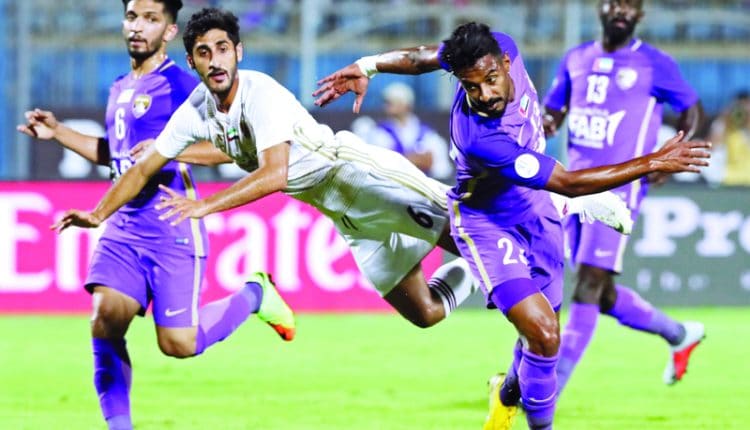 الوحدة واتحاد كلباءن العين، الدوري الاماراتي، الوحدة