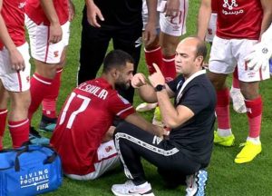 عمرو السولية، الاهلي، السوبر الافريقي، الرجاء المغربي،اصابة عمرو السولية