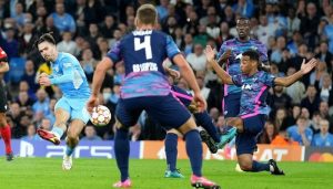 مانشستر سيتي، لايزيج، دوري ابطال اوروبا