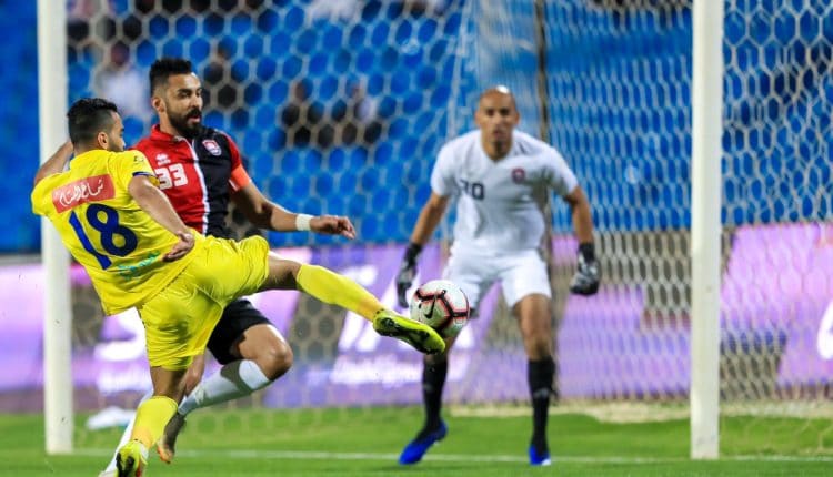 الحزم والرائد، الحزم، الرائد، الهلال، النصر، الاتحاد، الشباب، الدوري السعودي