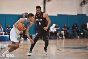 لقطة من مباراة كرة السلة الزمالك وسموحة