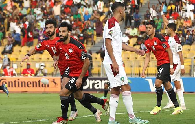 مصر والمغرب، صلاح،اشرف حكيمي، كاس امم افريقيا،تريزيجيه،منتخب مصر،منتخب المغرب