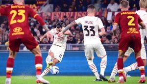 ميلان وروما، اهداف ميلان وروما، الدوري الايطالي، روما، ميلان