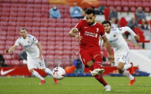 ليفربول،ليفربول وليدز، صلاح، محمد صلاح، ساديو ماني، الدوري الانجليزي، اهداف الدوري الانجليزي