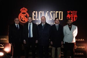 اللاليجا، سفير اسبانيا، مباراة الكلاسيكو، حفل الكلاسيكو في الاهرامات، ريال مدريد وبرشلونة، الدوري الاسباني، سفح الاهرامات، اللاليجا يجتفل بالكلاسيكو تحت سفح الاهرامات