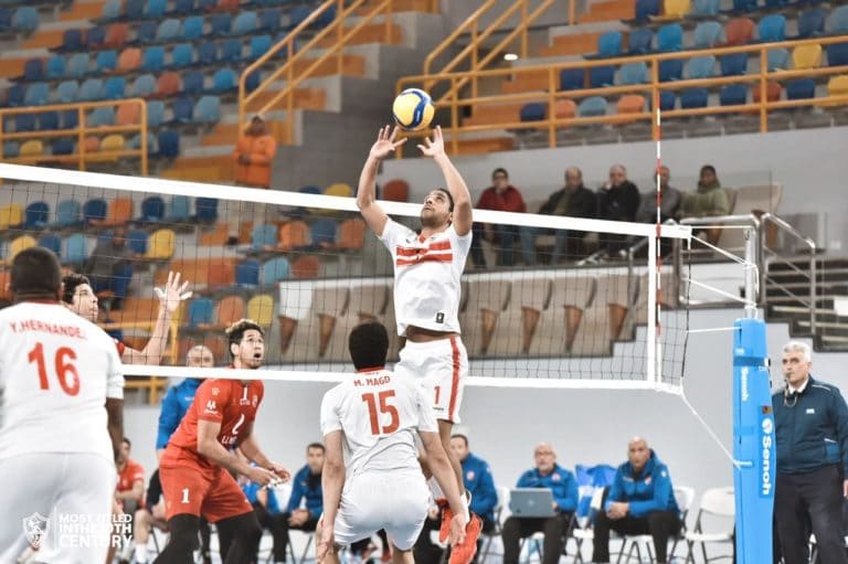 الزمالك يفوز على الاهلي في كرة الطائرة