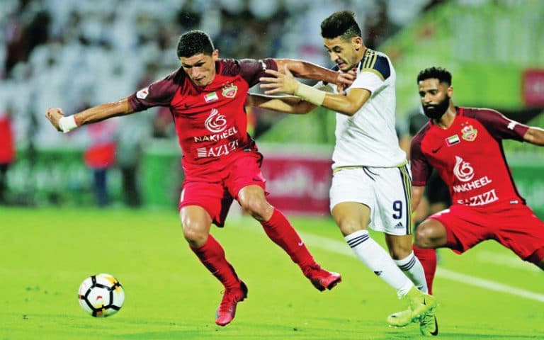 الوحدة وشباب الاهلي، الوحدة الاماراتي، شباب اهلي دبين كاس الخليج الاماراتي