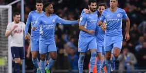 مانشستر سيتي ومانشستر يونايتد، اهداف مانشستر سيتي، مانشستر يونايتد، دوبروين، رياض محرز، الدوري الانجليزي، اخبار الكرة العالمية،ليفربول