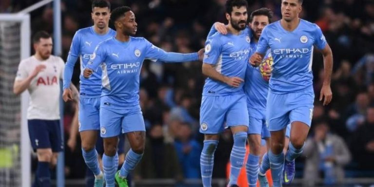 مانشستر سيتي ومانشستر يونايتد، اهداف مانشستر سيتي، مانشستر يونايتد، دوبروين، رياض محرز، الدوري الانجليزي، اخبار الكرة العالمية،ليفربول