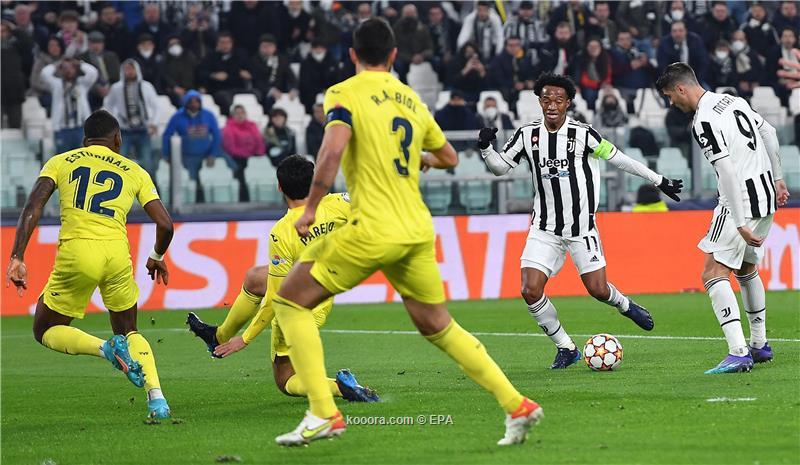 يوفنتوس وفياريال، اهداف يوفنتوس وفياريال، دوري ابطال اوروبا، يوفي،ملخص واهداف