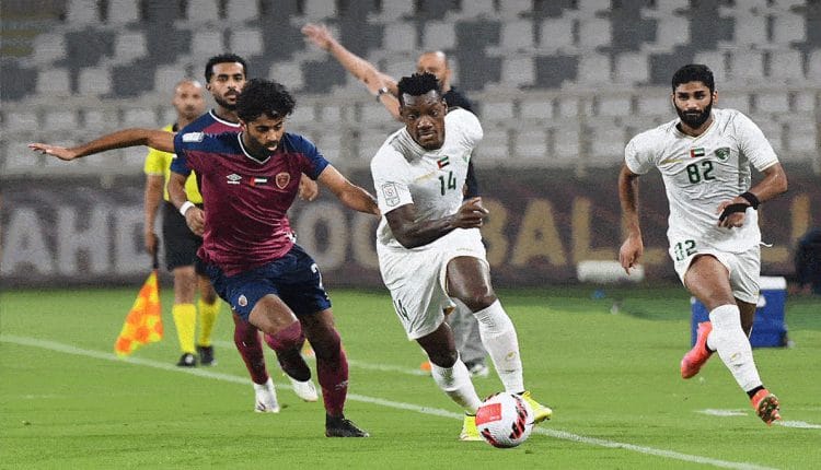 الامارات والوحدة، اهداف مباراة الامارات والوحدة، الوحدة، عمر خربين،الدوري الاماراتي