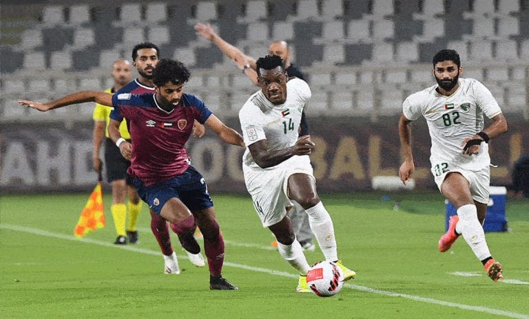 الامارات والوحدة، اهداف مباراة الامارات والوحدة، الوحدة، عمر خربين،الدوري الاماراتي