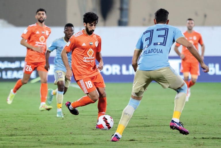 اهداف الظفرة وعجمان، الظفرة، الدوري الاماراتي، وليد عمبر