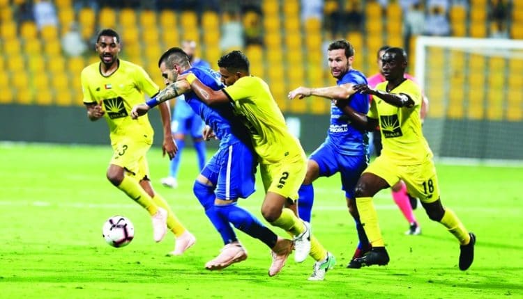 النصر الاماراتي والوصل، النصر، الوصل، اهداف مباراة النصر الاماراتي والوصلن الدوري الاماراتي