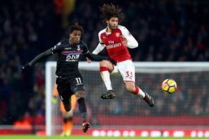 ارسنال، ارسنال وكريستال بالاس، الدوري الانجليزي