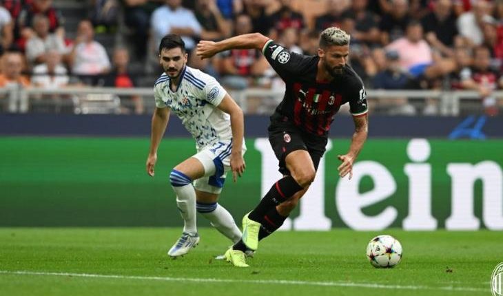 ميلان دوينامو زغرب،اهداف مباراة ميلان، دينامو زغرب، دوري ابطال اوروبا