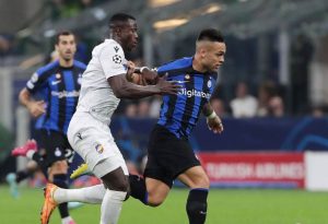 انتر ميلان وفيكتور بلزن، انتر ميلان، دوري ابطال اوروبا،