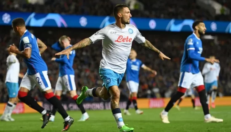 نابولي، مباراة نابولي ورينجرز،دوري ابطال اوروبا، بث مباشر، يلاشوت،Napoli, Napoli vs Rangers match, Champions League, live broadcast, yalla shoot