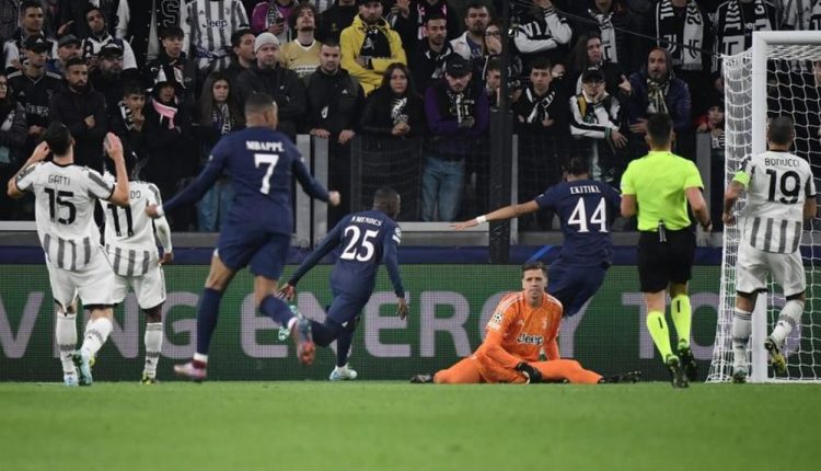 باريس سان جيرمان ويوفنتوس،اهداف باريس سان جيرمان، كليان امبابي، يوفنتوس، دوري ابطال اوروبا