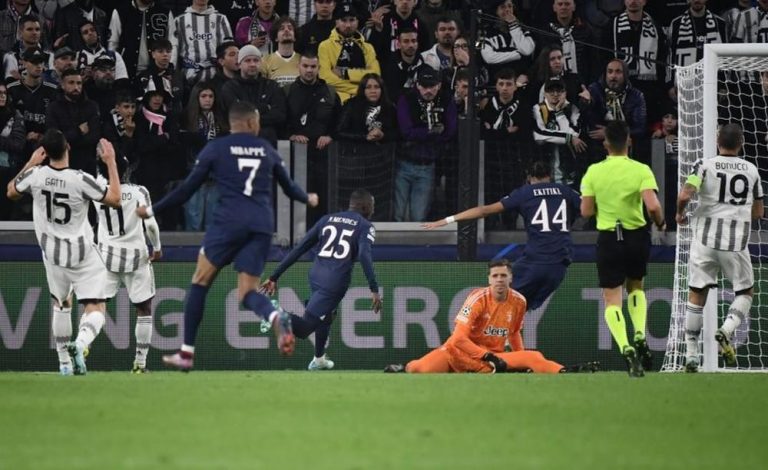 باريس سان جيرمان ويوفنتوس،اهداف باريس سان جيرمان، كليان امبابي، يوفنتوس، دوري ابطال اوروبا