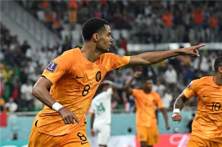 هولندا يفوز على السنغال في كاس العالم