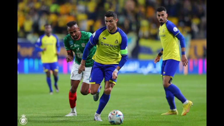 اهداف النصر والوحدة في الدوري السعودي