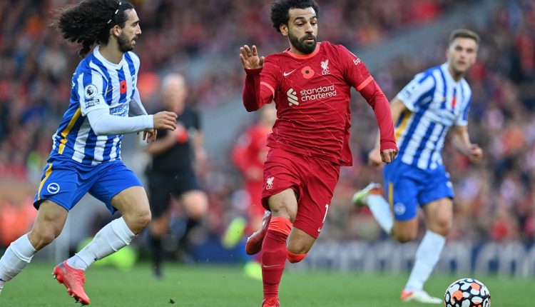 اهداف مباراة ليفربول وبرايتون في الدوري الانجليزى