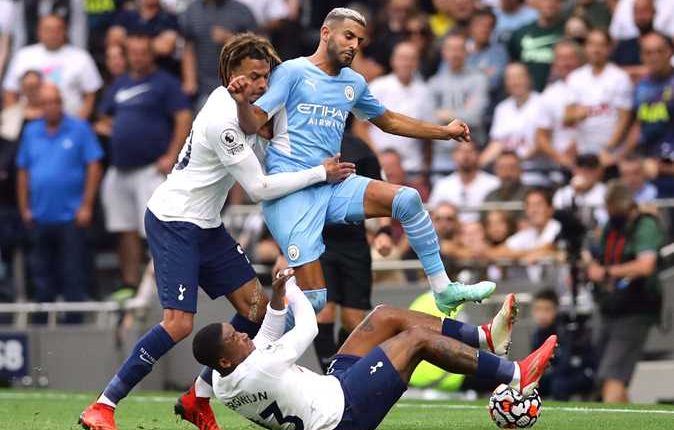 اهداف مباراة مانشستر سيتي وتوتنهام في الدوري الانجليزي