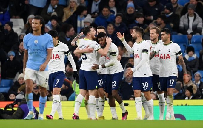 اهداف مباراة مانشستر سيتي وتوتنهام في الدوري الانجليزي