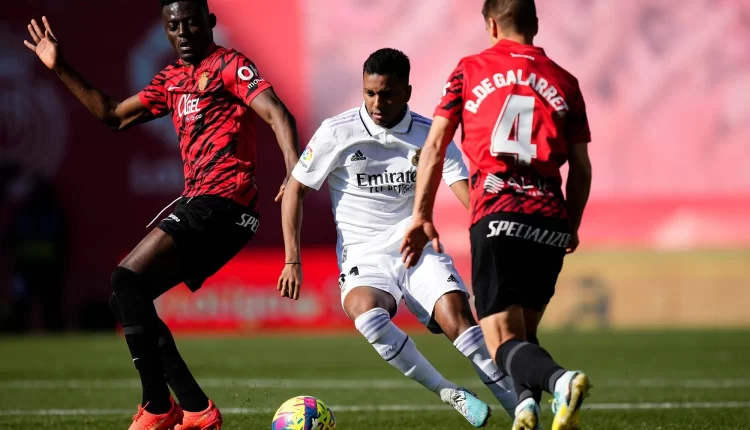 The goals of the Real Madrid and Real Mallorca match in the Spanish League