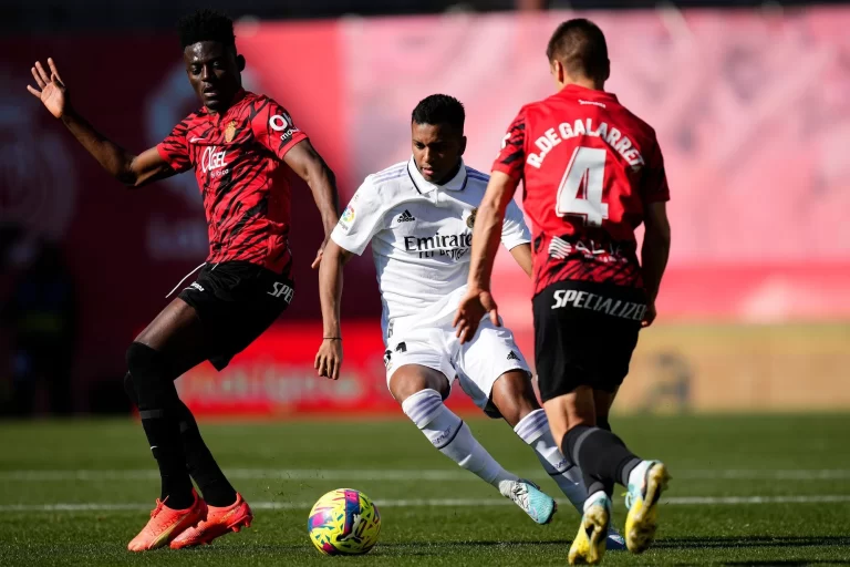 The goals of the Real Madrid and Real Mallorca match in the Spanish League