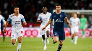 اهداف مباراة مارسيليا وباريس سان جيرمان في الدوري الفرنسي