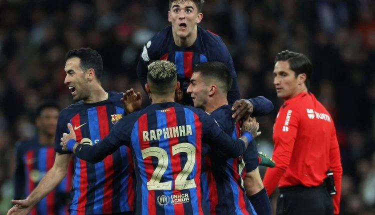 اهداف مباراة برشلونة وريال مدريد في كلاسيكو كاس ملك اسبانيا