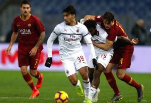 اهداف مباراة روما وميلان في الدوري الايطالي