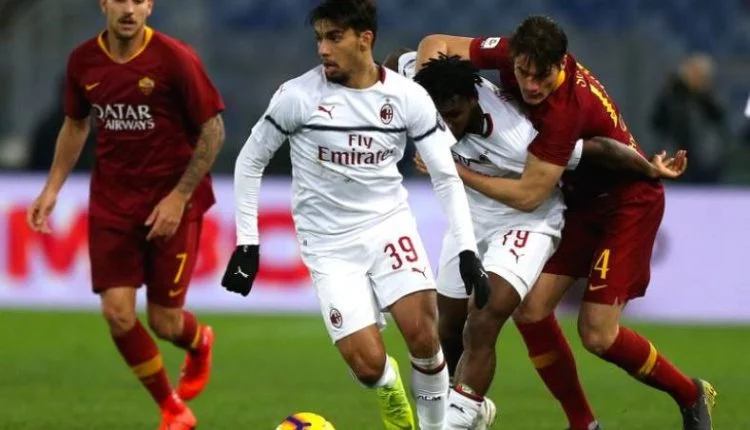 اهداف مباراة روما وميلان في الدوري الايطالي