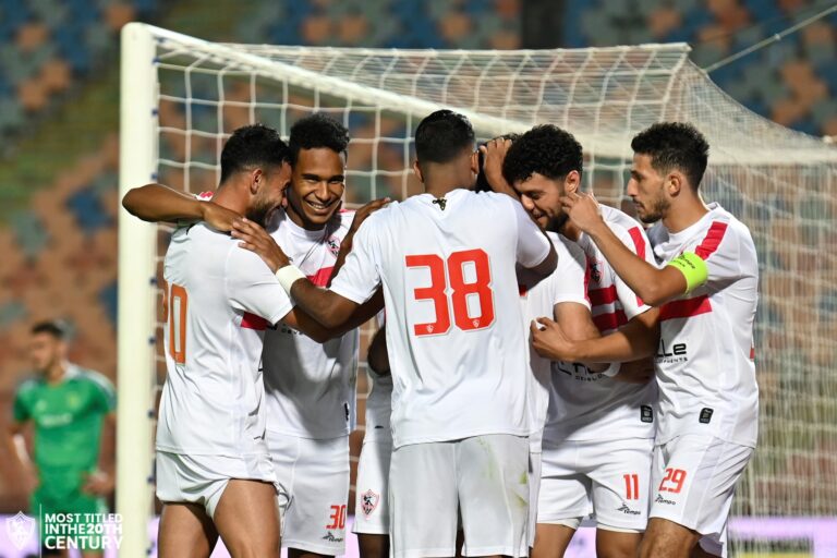 الزمالك والاتحاد السكندري جد احتفال