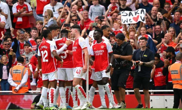 اهداف مباراة ارسنال ونوتنجهام في الدوري الانجليزي