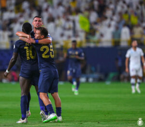 اهداف مباراة النصر والحزم في الدوري السعودي