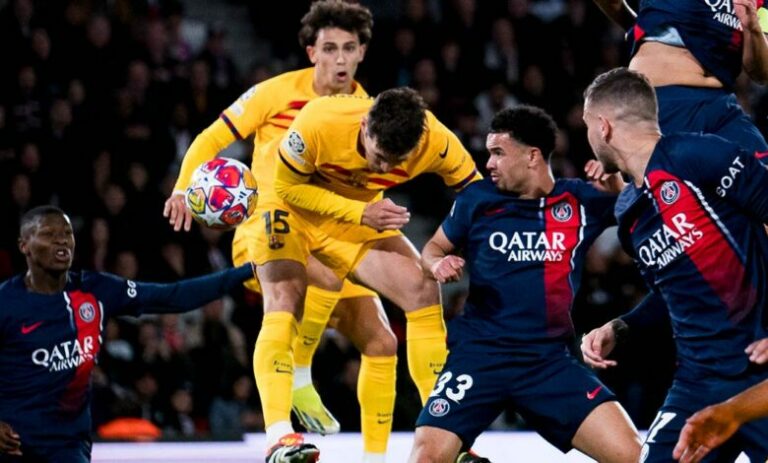 برشلونة وباريس سان جيرمان ب